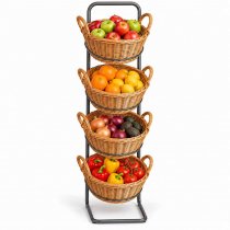 Korgställ för varuexponering med frukt och grön