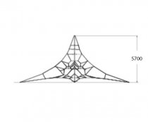 Pyramid Klätternät L