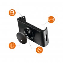 Magnetisk iPad-hållare 7–13 tum med 23 mm djup, 8 kg hållkraft och 360° vridning
