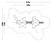 Lekplatsutrustning fallområde