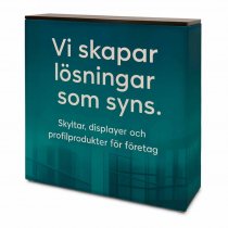 FlexFrame mässdisk med tryck för företag