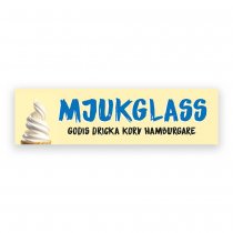 Banderoll vepa Mjukglass design 4x1,1 m