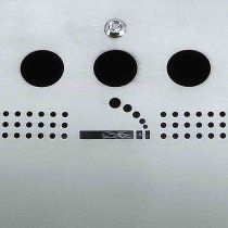 Närbild symbol på askkopp utomhus