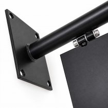 Väggfäste Pulverlackad antik smidesskylt för vägg med logga