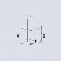 Nedgjutningsmått Pollare