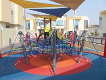 lekutrustning nät spindel