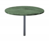 Parkmöbler - runt parkbord för nedgjutning