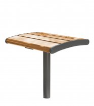 parkpall till samlingsplatsen, grillplatsen & bostadsområdet