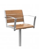 Trästol Nifo - Parkmöbler och papperskorgar mm