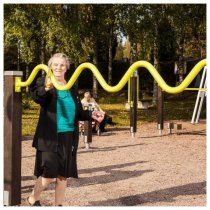 Ormstång - Träningsredskap för handleder, armbågsleder och axelleder med öga-hand-koordination. Passar för utomhusbruk.