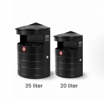 Papperskorg Classic väggmontering 20 och 35 liter