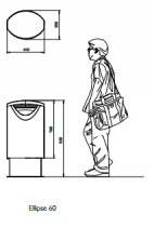 Ellipse 60 måttbeskrivning