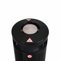 Sned Toppvy av askopp i Papperskorg Heavy duty 2.5 mm 70L Svart