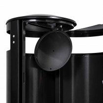 Nedfälld lucka för att tömma askfat i Heavy duty 2.5