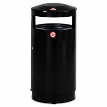 Papperskorg Heavy duty 2.5 mm - 70L Svart RAL 9005
