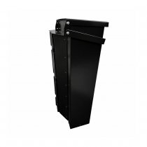 Papperskorg parken sett från sidan