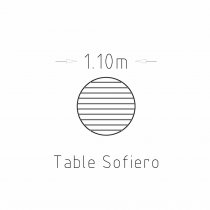 Runt bord Sofiero 1,10 m i diameter