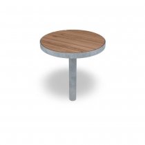 Runt Parkbord Sofiero värmebehandlat trä