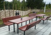 Parkmöbler - parkbänkar och parkbord