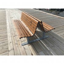 Hags parksoffa i trä till BRF