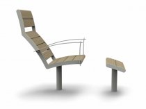 nifo solstol med fotpall parkmöbler