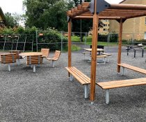Pergola 2 delar - Paviljong för nedgrävning