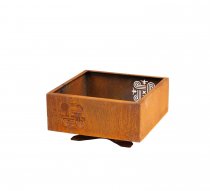 Piazza Eldstad i Corten - Utomhus 50 x 50 cm