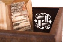 Piazza Eldstad i Corten - Utomhus 50 x 50 cm