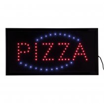pizzeria neon skylt