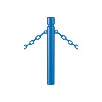 Pollare Ø102 med 2 fästöglor blå