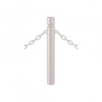 Pollare Ø102 med 2 fästöglor grå