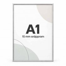 Posterram A1 15 mm smal ram - Silver