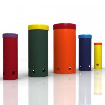 Färgglada Sambatrummor Utomhusbruk