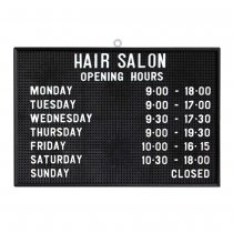 Menytavla för café och restaurang