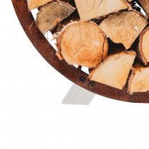 väderbeständigt vedställ i stål