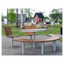 Parkbord Sofiero runt Ø 1100 mm - Platsgjutning