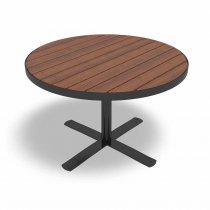 Parkbord Sofiero runt Ø 1100 mm - Fristående - Svart