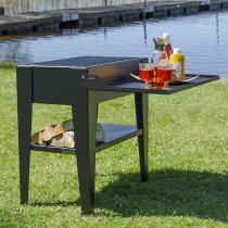 Praktiskt och robust sidobord till utomhusgrill Pepper