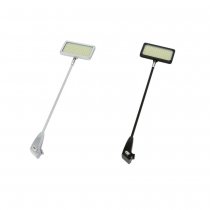 Wall Light Clamp väggfäste i svart och vit för mässbelysning