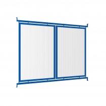 Sidopanel till Bassektion väderskydd millan i RAL 5010 blå