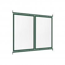 Sidopanel till Bassektion väderskydd millan i grön RAL 6005 kulör