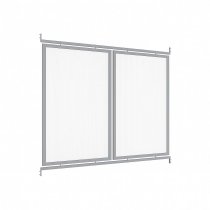 Sidopanel till Bassektion väderskydd millan i grå RAL7044 kulör