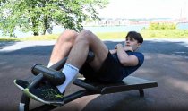 Sit Ups Bänk för magträning
