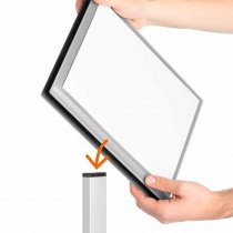 Skyltställ i liggande och stående format