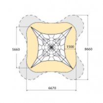 Pyramid Klätternät S