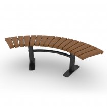 Sofiero Parkbänk Svängd 90°