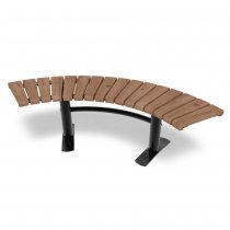 Sofiero Parkbänk svängd large 90° - Fristående