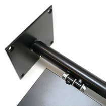 Pulverlackad smidesskylt för vägg