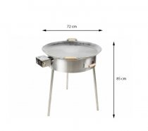 Kolstål Stekhäll Gasol PRO Ø72cm