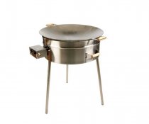 wokpanna 67 cm i kolstål